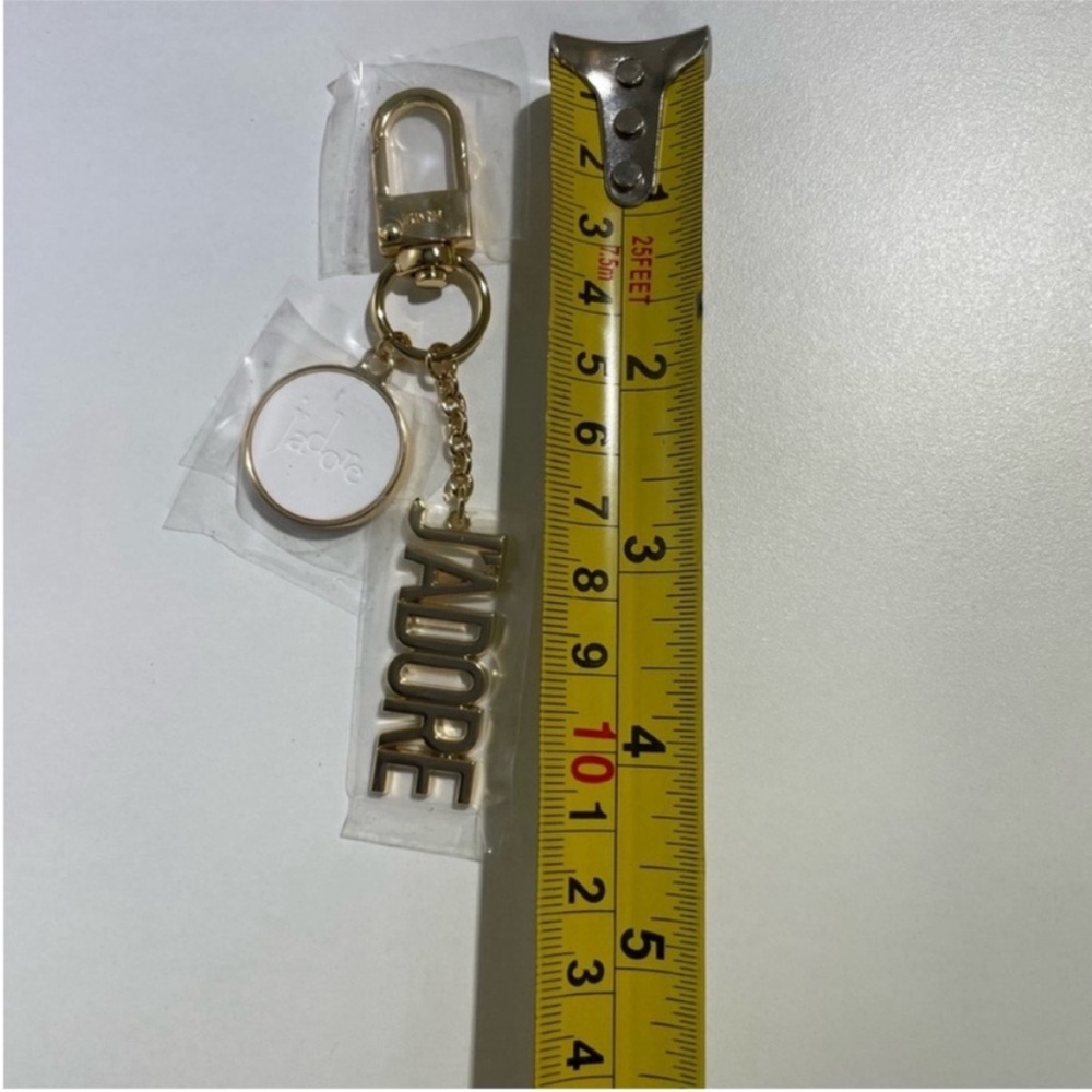 Dior J'adore Logo Keychain Charm - Picture 9 of 9